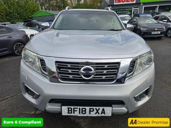 NISSAN NAVARA Silver 2.3 dCi Tekna Pickup, 76,500 miles, 1 owner, Euro 6 ULEZ,