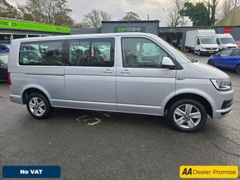 VOLKSWAGEN TRANSPORTER SHUTTLE Silver 2.0 BiTDI BlueMotion Tech SE Minibus, 83,300 miles, 2 own