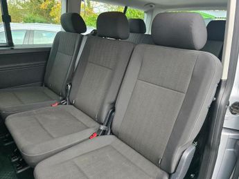 VOLKSWAGEN TRANSPORTER SHUTTLE Silver 2.0 BiTDI BlueMotion Tech SE Minibus, 83,300 miles, 2 own