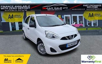 Nissan Micra 1.2 Visia Hatchback 5dr Petrol Manual Euro 5 (80 ps)