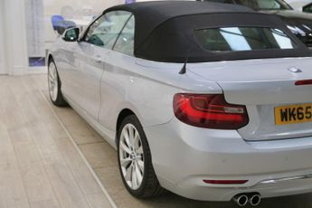 BMW 2 SERIES 2.0 220d Luxury Convertible 2dr Diesel Auto Euro 6 (s/s) (190 ps