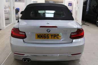 BMW 2 SERIES 2.0 220d Luxury Convertible 2dr Diesel Auto Euro 6 (s/s) (190 ps