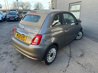 FIAT 500C 1.0 MHEV Lounge Convertible 2dr Petrol Manual Euro 6 (s/s) (70 b