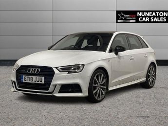 AUDI A3 2.0 TFSI Black Edition Sportback 5dr Petrol S Tronic quattro Eur