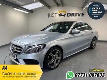 Mercedes C Class 2.0 C200 AMG Line (Premium) Saloon 4dr Petrol G-Tronic+ Euro 6 (