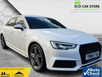 Audi A4 2.0 TFSI S line Saloon 4dr Petrol Manual Euro 6 (s/s) (190 ps)