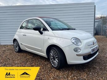 Fiat 500 1.2 Lounge Convertible 2dr Petrol Manual Euro 6 (s/s) (69 bhp)