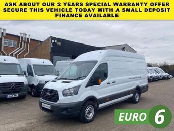 Ford Transit 2.2 TDCI T350 L4 H3 XLWB JUMBO H/ROOF RWD 125BHP. EURO 6 ULEZ. P