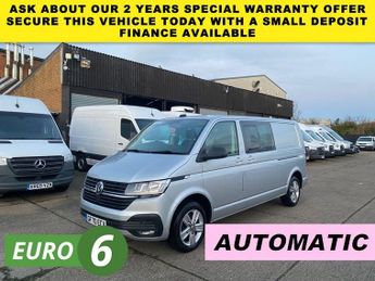 Volkswagen Transporter 2.0 TDI T32 LWB HIGHLINE 150BHP KOMBI DOUBLE CAB DSG AUTO FWD. A