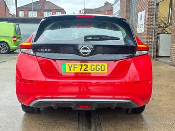 NISSAN LEAF 39kWh Acenta Hatchback 5 Door Electric Automatic Red 1 Owner fro