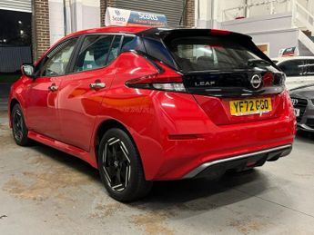 NISSAN LEAF 39kWh Acenta Hatchback 5 Door Electric Automatic Red 1 Owner fro