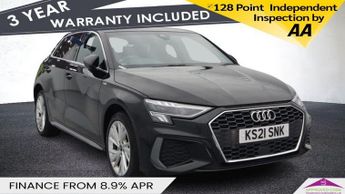 Audi A3 1.4 TFSIe 40 S line Sportback 5dr Petrol Plug-in Hybrid S Tronic
