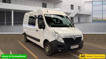 Vauxhall Movano White Euro 6 Panel van, 43,500 miles, 6-Speed Manual, A/C, Rear 
