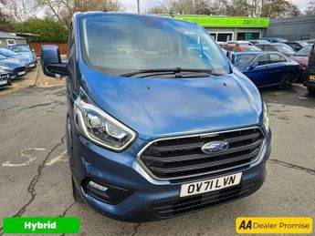 FORD TRANSIT CUSTOM Euro 6 hybrid Panel van, 49,999 miles, Automatic Gearbox, Sat Na