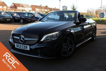 MERCEDES-BENZ C-CLASS 2.0 C220d AMG Line Edition (Premium) Cabriolet 2dr Diesel G-Tron