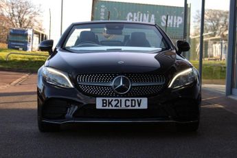MERCEDES-BENZ C-CLASS 2.0 C220d AMG Line Edition (Premium) Cabriolet 2dr Diesel G-Tron