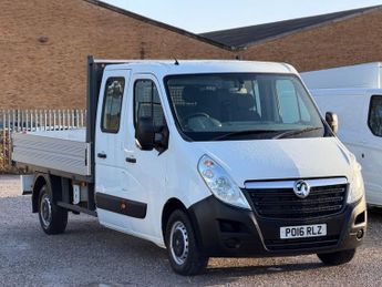 Vauxhall Movano 2.0 CDTi 3500 Dropside Double Cab 4dr Diesel Manual FWD L3 Euro 
