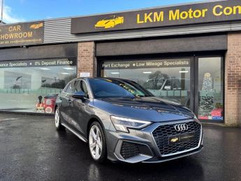 Audi A3 1.0 TFSI 30 S line Sportback 5dr Petrol S Tronic Euro 6 (s/s) (1