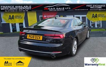 AUDI A5 2.0 TFSI Sport Coupe 2dr Petrol S Tronic Euro 6 (s/s) (190 ps)