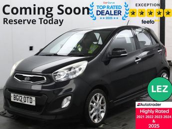 Kia Picanto 1.25 3 Hatchback 5dr Petrol Manual Euro 5 (84 bhp)
