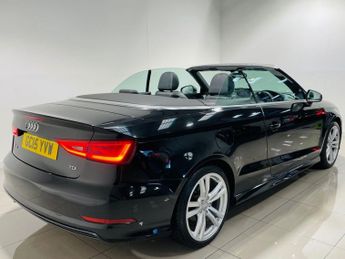 AUDI A3 CABRIOLET 2.0 TDI S line Convertible 2dr Diesel Manual Euro 6 (s/s) (150 p