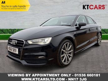 Audi A3 2.0 TDI S line Saloon 4dr Diesel S Tronic quattro Euro 6 (s/s) (