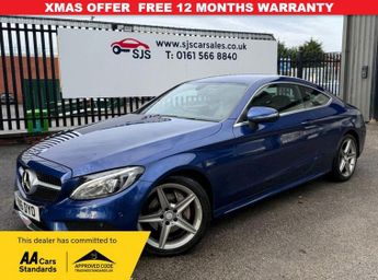 Mercedes C Class 2.1 C220d AMG Line Coupe 2dr Diesel G-Tronic+ Euro 6 (s/s) (170 