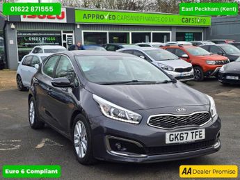 Kia Ceed 1.6 CRDi 2, 75,000 miles, Euro 6, 6-Speed Manual, Alloys, 7" Tou
