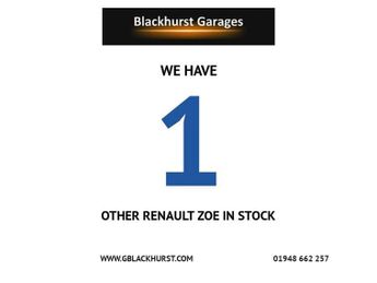 RENAULT ZOE R135 EV50 52kWh GT Line + Hatchback 5dr Electric Auto (Rapid Cha