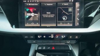 AUDI A3 1.4 TFSIe 40 Sport Sportback 5dr Petrol Plug-in Hybrid S Tronic 