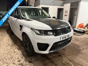 Land Rover Range Rover Sport 5.0 V8 SVR SUV 5dr Petrol Auto 4WD Euro 6 (s/s) (550 ps)