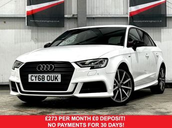 Audi A3 1.0 TFSI 30 Black Edition Sportback 5dr Petrol Manual Euro 6 (s/
