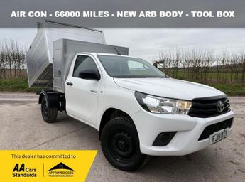 Toyota Hi Lux 2.4 D-4D Active Arb Tipper Diesel Manual 4WD Euro 6 (3.5t) (150 