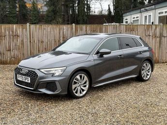 Audi A3 1.5 TFSI 35 S line Sportback 5dr Petrol Manual Euro 6 (s/s) (150