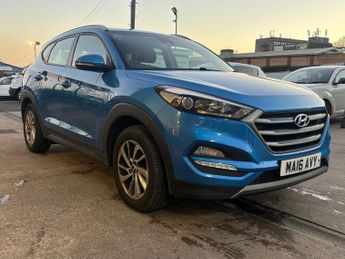 Hyundai Tucson 1.7 CRDi Blue Drive SE Nav SUV 5 door Diesel Manual in Blue Euro