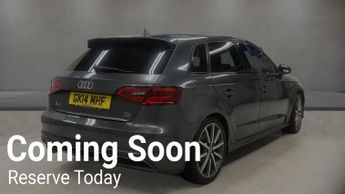 AUDI A3 2.0 TDI S line Sportback 5dr Diesel S Tronic quattro Euro 6 (s/s
