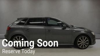AUDI A3 2.0 TDI S line Sportback 5dr Diesel S Tronic quattro Euro 6 (s/s