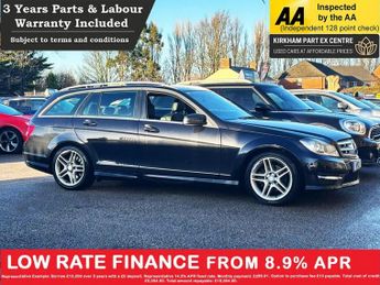 Mercedes C Class 2.1 C220 CDI AMG Sport Estate 5dr Diesel G-Tronic+ Euro 5 (s/s) 