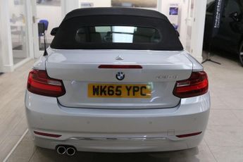 BMW 2 SERIES 2.0 220d Luxury Convertible 2dr Diesel Auto Euro 6 (s/s) (190 ps