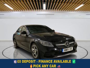 Mercedes C Class 1.5 C200 MHEV EQ Boost AMG Line (Premium) Saloon 4dr Petrol G-Tr