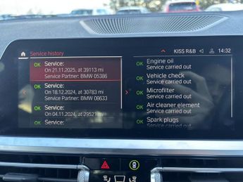 BMW 3 SERIES 2.0 320i M Sport Saloon 4dr Petrol Auto Euro 6 (s/s) (184 ps)