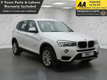 BMW X3 2.0 20d SE SUV 5dr Diesel Manual xDrive Euro 6 (s/s) (190 ps) **