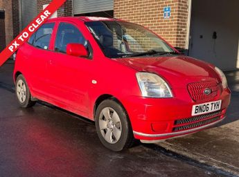 Kia Picanto 1.1 LX Hatchback 5 door Petrol Automatic in Red