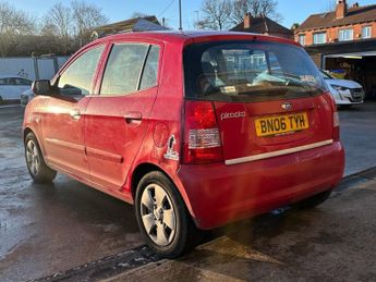 KIA PICANTO 1.1 LX Hatchback 5 door Petrol Automatic in Red