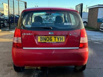 KIA PICANTO 1.1 LX Hatchback 5 door Petrol Automatic in Red