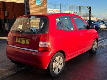 KIA PICANTO 1.1 LX Hatchback 5 door Petrol Automatic in Red