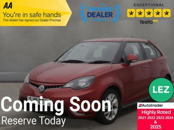 MG MG3 1.5 VTi-TECH 3Form Sport Hatchback 5dr Petrol Manual Euro 6 (s/s