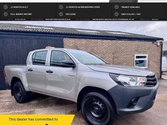 Toyota Hi Lux 2.4 D-4D Active Pickup Double Cab 4dr Diesel Manual 4WD Euro 6 (