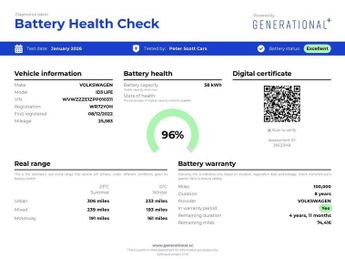 VOLKSWAGEN ID.3 Pro 58kWh Life Hatchback 5dr Electric Auto (145 ps)
