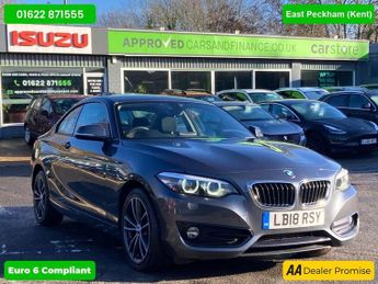 BMW 218 2.0 218d Sport Coupe Automatic in Grey with 108,000 miles, Euro 